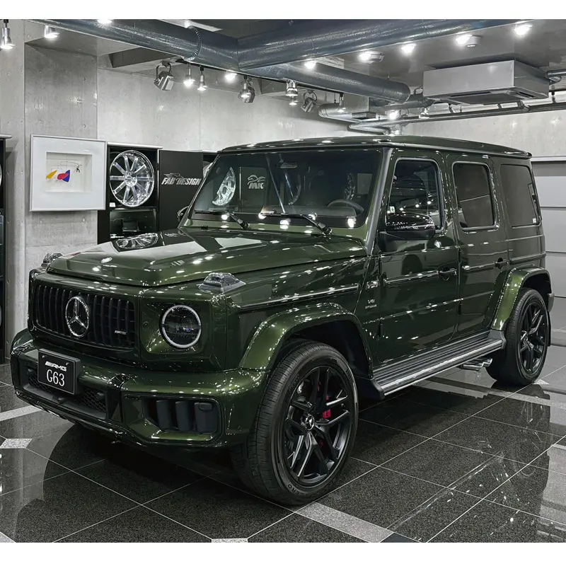 Mercedes-AMG G63 sprowadzony z Japonii – zielony lakier, stan idealny, salon ekspozycyjny